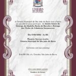 Cerimônia de entrega...